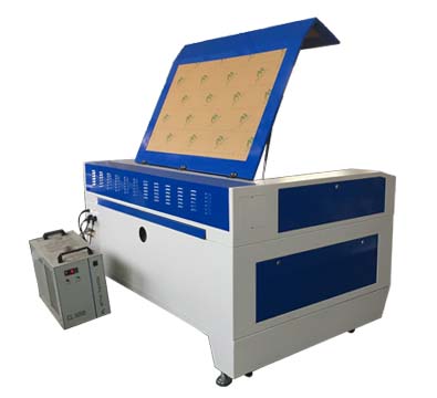 Double heads/tubes co2 laser engraving cutting machine