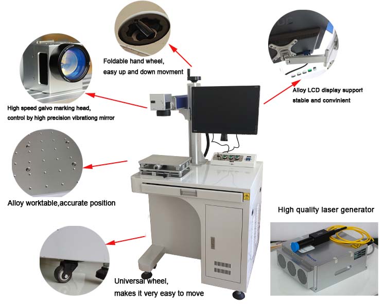 desktop fiber laser marking machine