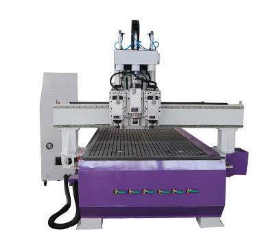 Multi Head three heads 3D CNC Router for furniture