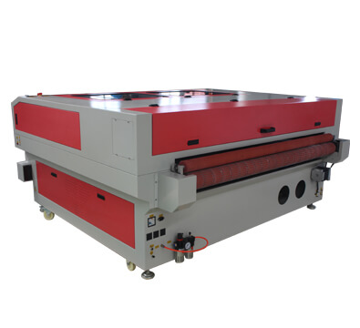 Double heads 1610 CNC Fabric Laser Cutting Machine with Auto Feeding System