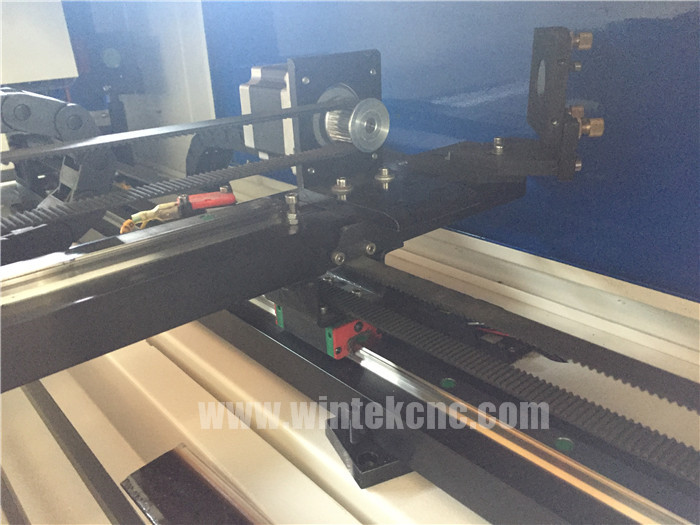 transmission of double heads tubes co2 laser machine