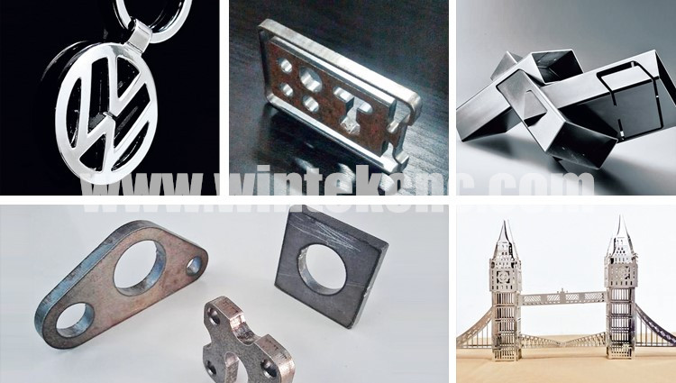 samples of metal and non-metal co2 laser cutting machine