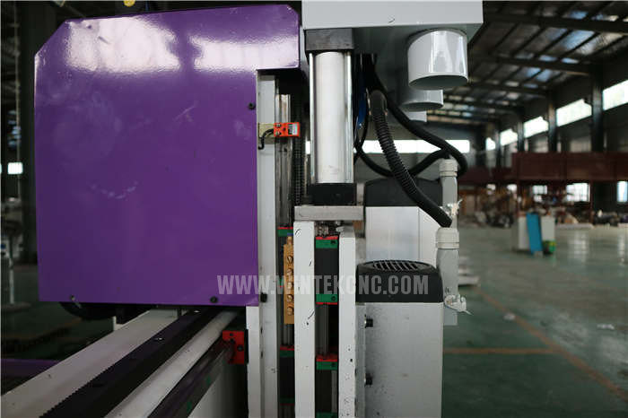z axis transmission of three heads 3d cnc router machine