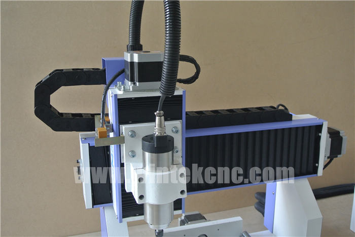 spindle of Hobby tabletop mini cnc router for wood,pcb,aluminum