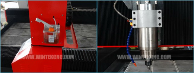 detail of 3D Tombstone Marble Granite Stone engraving cnc router machine
