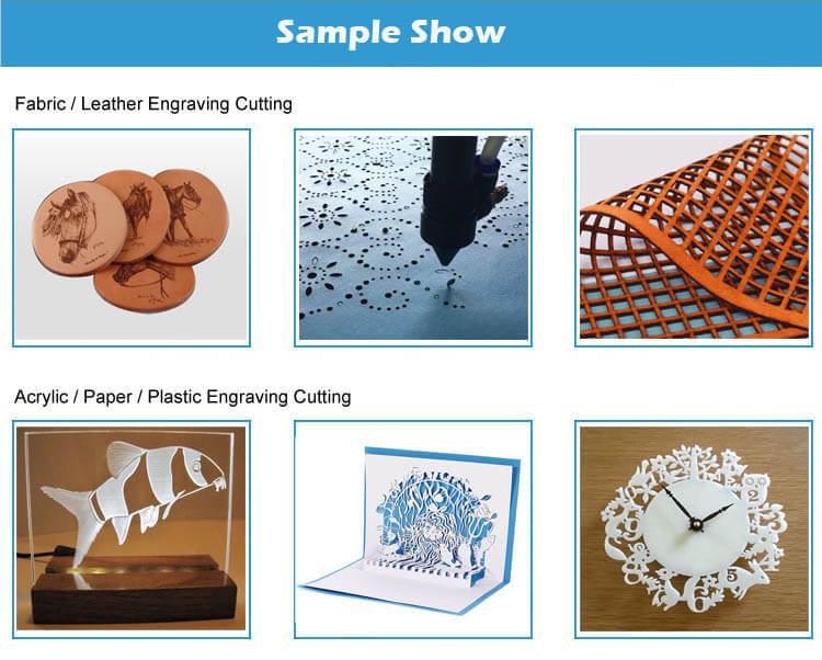 sample of china co2 acrylic laser cutting machine for sale