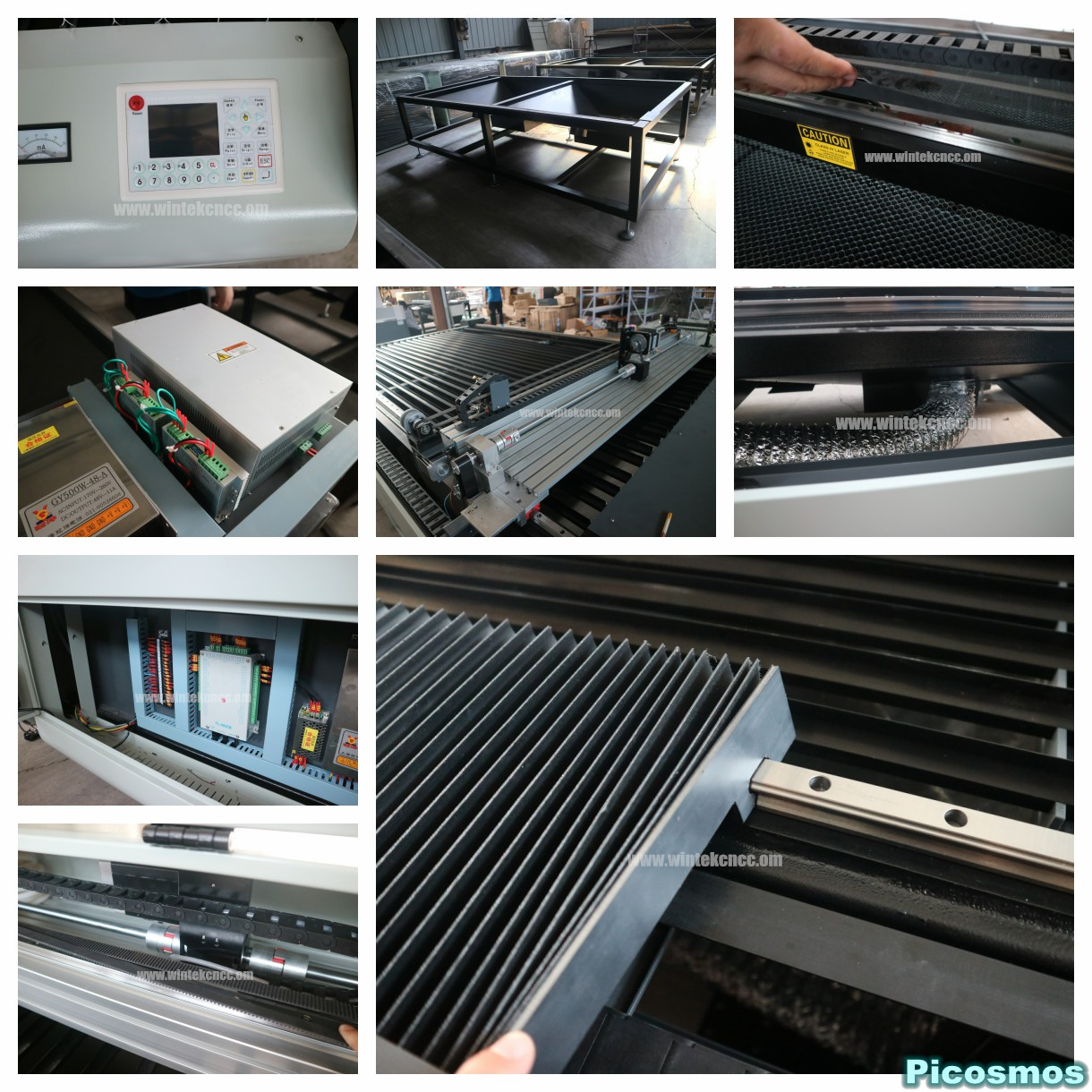 150W co2 laser cutting machine detail