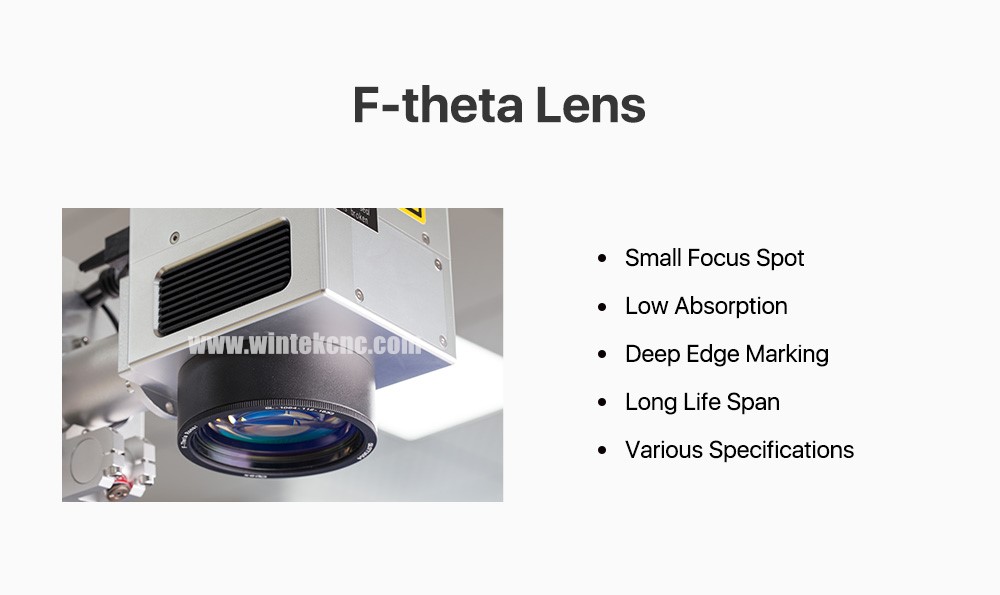 F-theta lens of Fiber laser engraver for sale