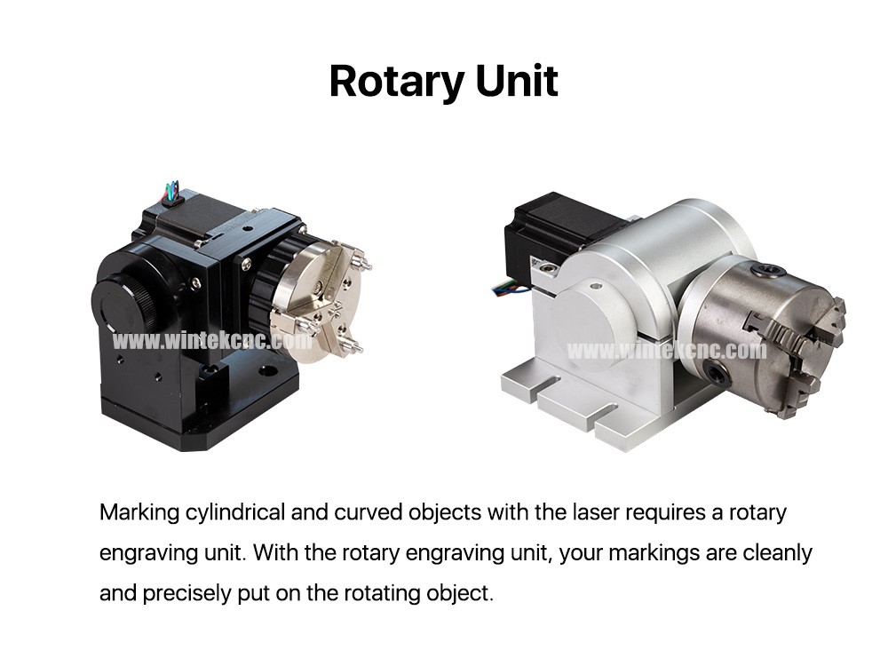 rotary device of Fiber laser engraver for sale