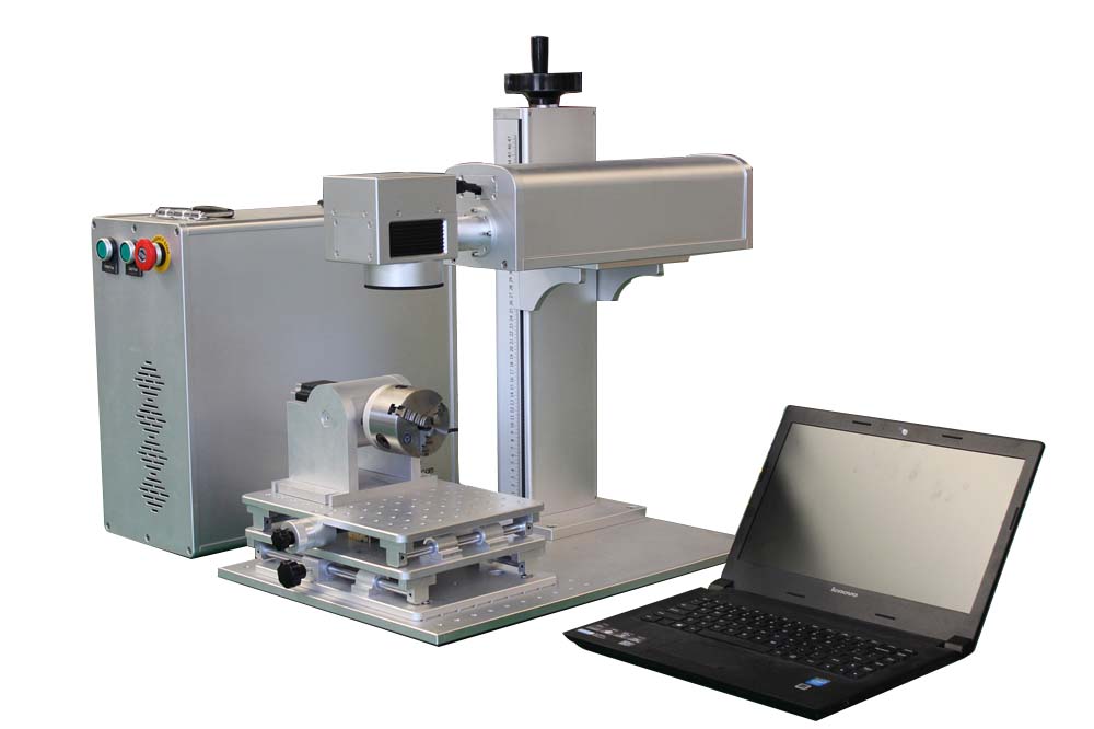 China portable mini Raycus IPG 10w 20w 30w 50w fiber laser marking machine