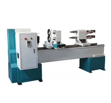 China double axis automatic cnc wood turning lathe machine for sale for wood baseball bat