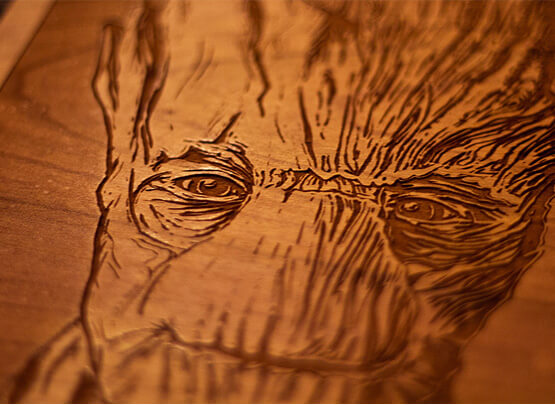 Wood Laser engraving machine for wood engraving