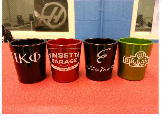 Fiber laser marking/engraving on aluminum