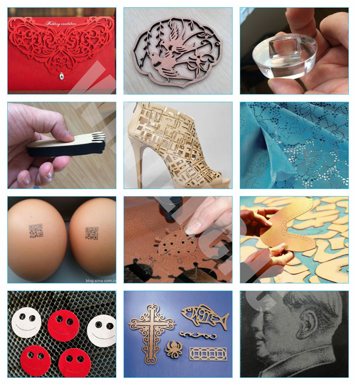 co2 laser engraving cutting machine sample