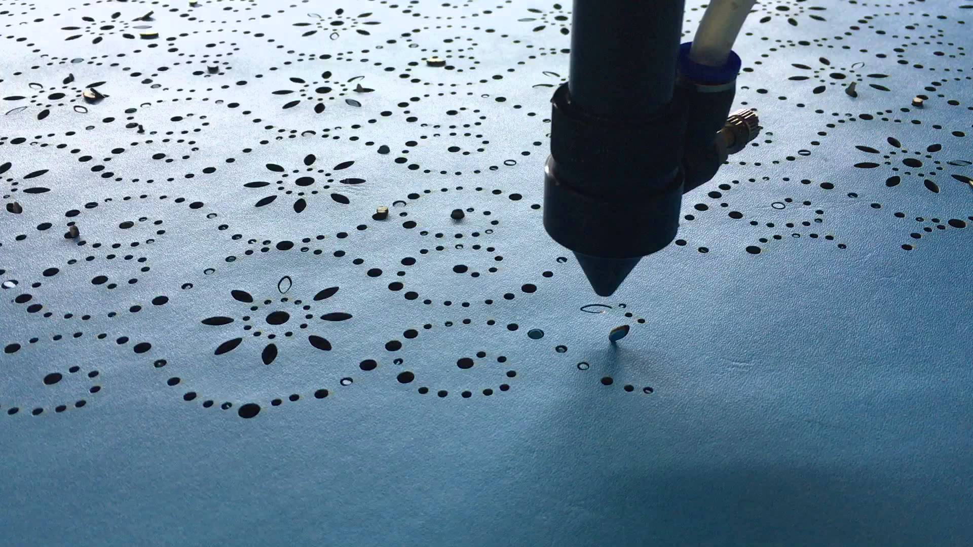 cloth garment cutting by co2 laser cutting machine