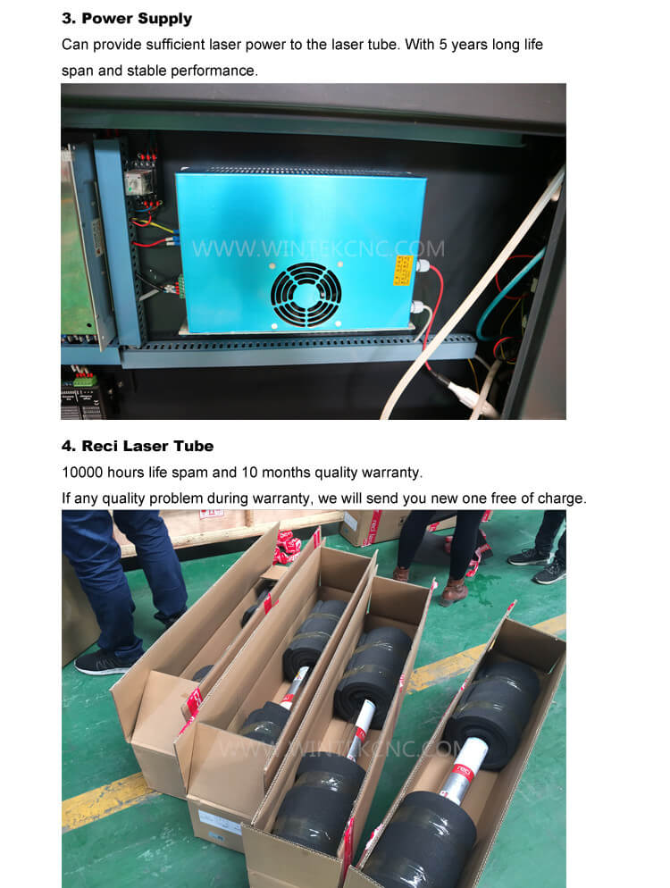 China Co2 acrylic laser cutting machine for sale detail