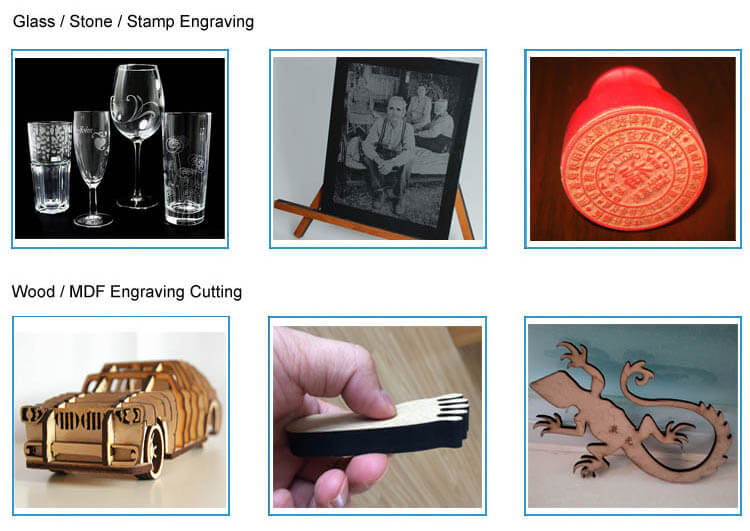 samples of china co2 acrylic laser cutting machine for sale