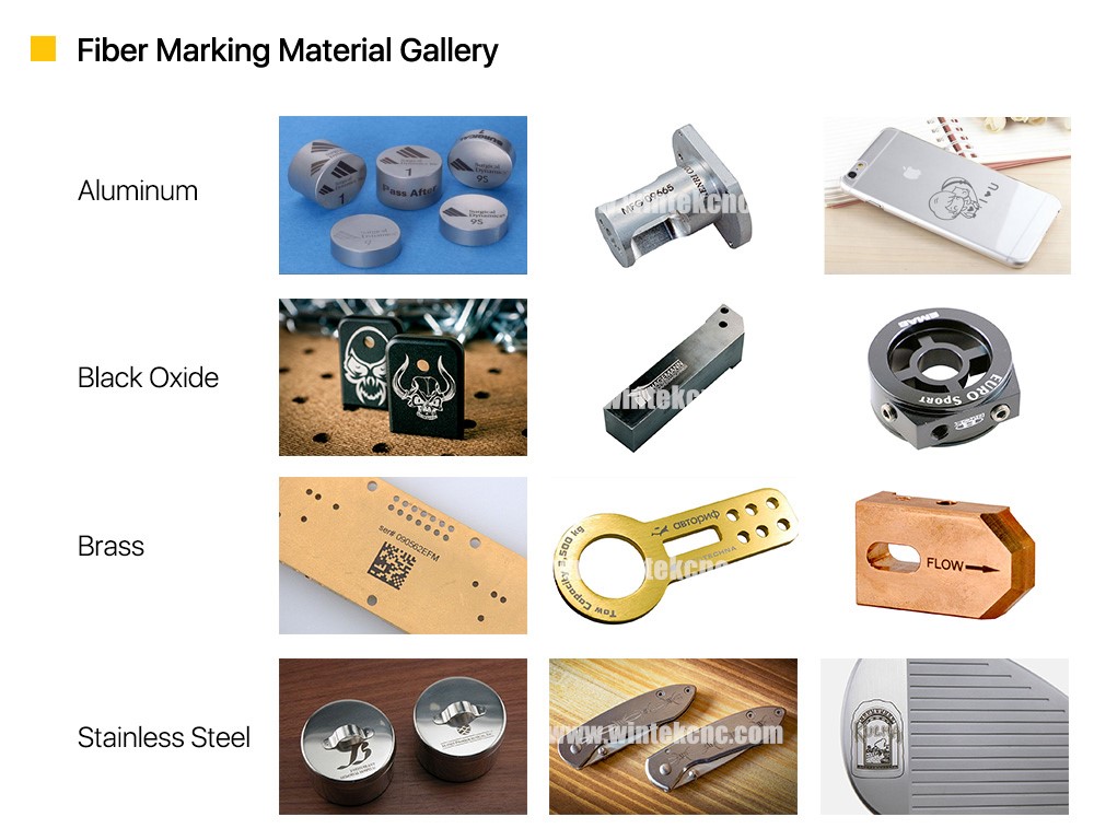 sample of qr code laser engraving machine